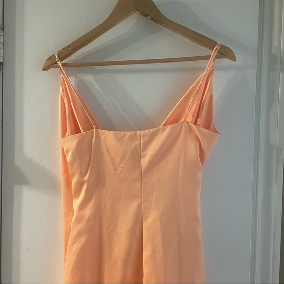 DYNAMITE Leslie satin cami dress orange size M - Picture 4 of 8